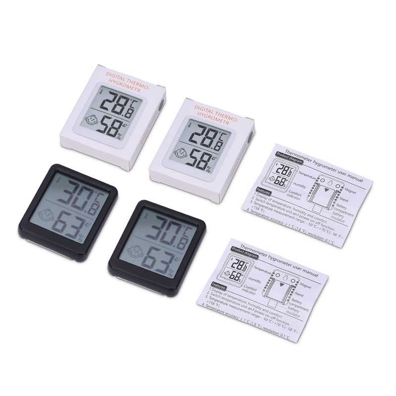 Digital Thermometer/Hygrometer, Outside Air Thermometer, Wireless, Indoor and Outdoor, High
