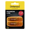 Intenso Rainbow Line 2x 64GB USB 2.0 Flash Drive Twin