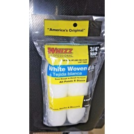 Whizz Professional 2PK - Whizz 44320 6-1/2" X 3/4" White Woven Roller Cover