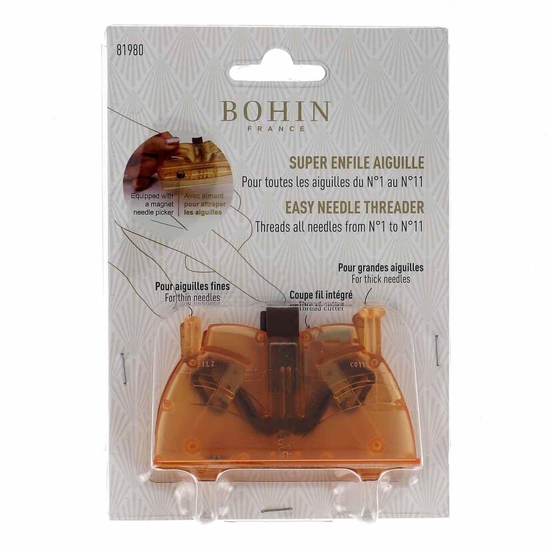 Bohin Super Automatic Nadeln, Plastik, Orange, Eins Größe