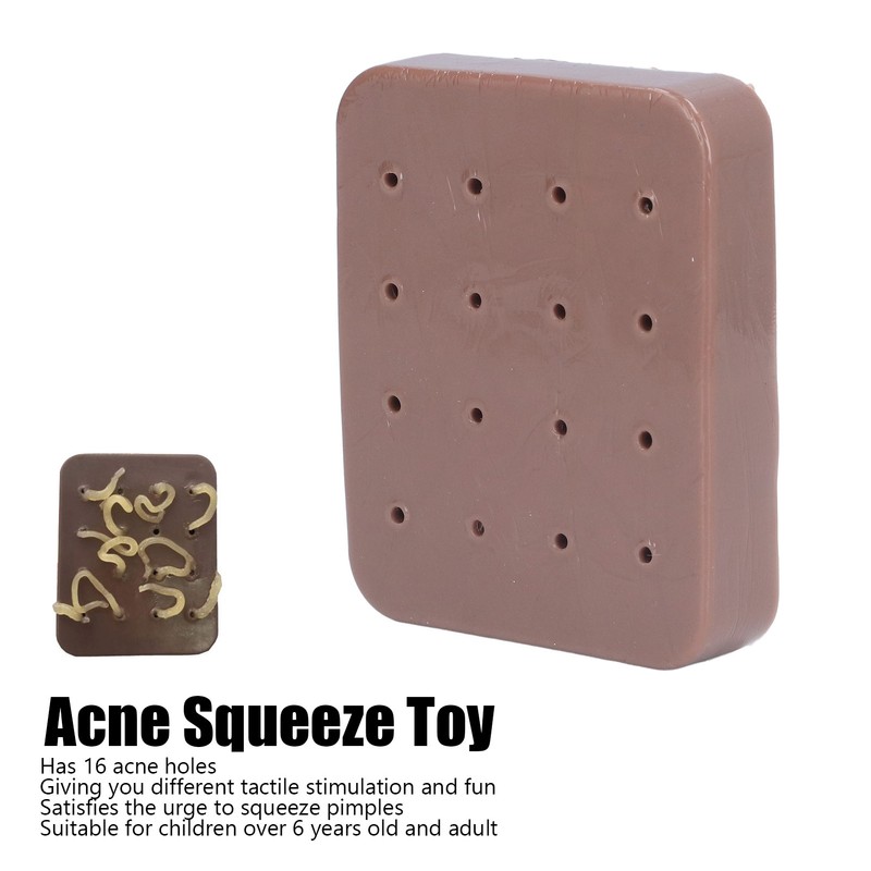 Funny Acne Squeeze Toy Children Adult Stress Relief Pimple Squeezing