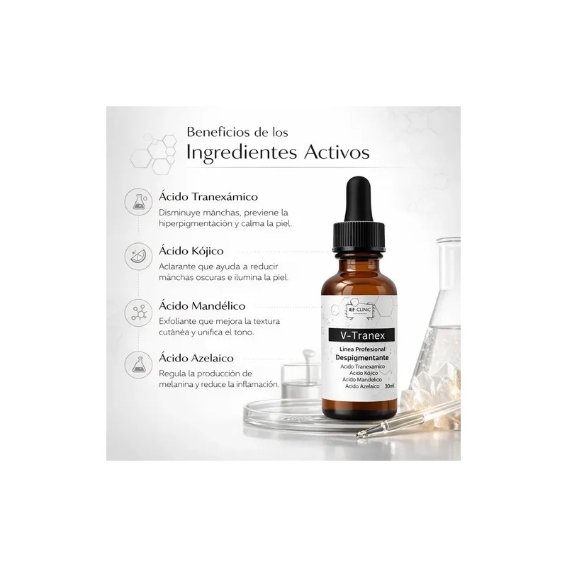 Serum V-tranex Despigmentante Acido Tranexamico Mancha 30ml