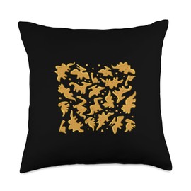 Dino Nuggets Fun Kids Playful Design Throw Pillow
