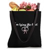 She's tying the knot Bridal Shower Coquette Bow Bachelorette Tote