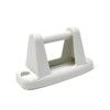 Mystatic WHITE DOOR CLIP FOR STATIC CARAVAN CATCH RETAINER HOLDER