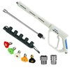 janz Pressure Washer Gun Kit, 5000 PSI White High Power