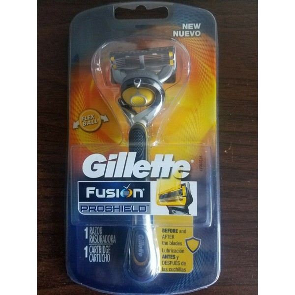 GILLETTE FUSION 5 PROSHIELD 1 CARTRIDGE AND 1 RAZOR NEW