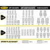 PIRIPARA 108 Piece Mechanics Tool Set Metric And Standard 1/4"