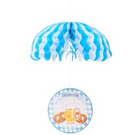 Toyland® 30cm Oktoberfest Parachute Paper Decoration - At Home Party Decoration