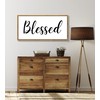 Blessed Wall Decor - Framed Farmhouse Blessed Sign - 20x40