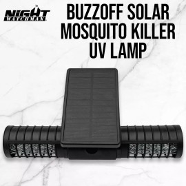 Night Watchman Trailblazer Buzz Off Bug Zapper | Solar-Powered | Rapid Charge | 4 LED UV Lights