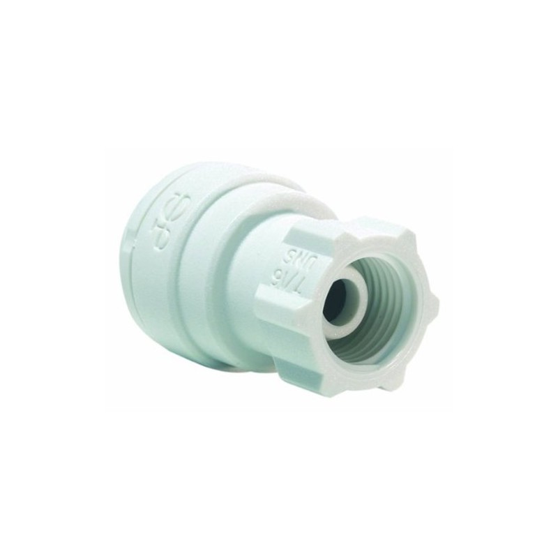 John Guest Speedfit PP3212U7W Faucet Connector, 3/8 Inch, White