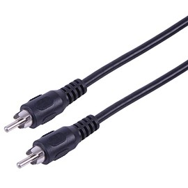 PHONO PLUG TO PLUG 0.5M, Audio & Video Cable Assemblies QTY X 1