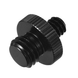 MECCANIXITY Mic Stand Adapter 1/4 Male to M10 Male Screw Thread Adapter for Microphone Stand to Camera Tripod Mount Adapter