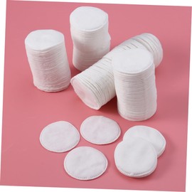 minkissy 900 Pcs Makeup Remover Cotton Pad Eye Makeup Remover Wipes Disposable Cotton Rounds Reusable Facial Organic Cotton Rounds Soft Toner Pads Bulk Makeup Press Edge Face Cushion White