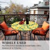Yesad Waterproof Tablecloth with Elastic Tablecloth for Round Tables 36"-70"