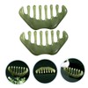 Outanaya Scalp Massager Beeswax Combs Set Head Care Comb for