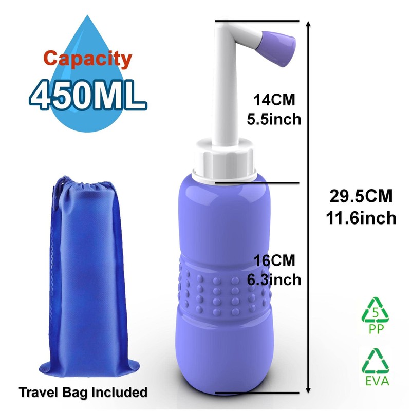 Peri Bottle for Postpartum Care Squirt Bottle 450ml Portable Travel