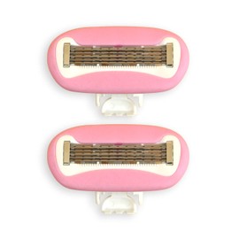 Carmesi Body Razor Mini for Women | 5-Blade Precision Shaving | Aloe Vera & Vitamin E Lubrication Strip | Travel Case Included | Smooth, Gentle Hair Removal for Sensitive Skin | 2 Count