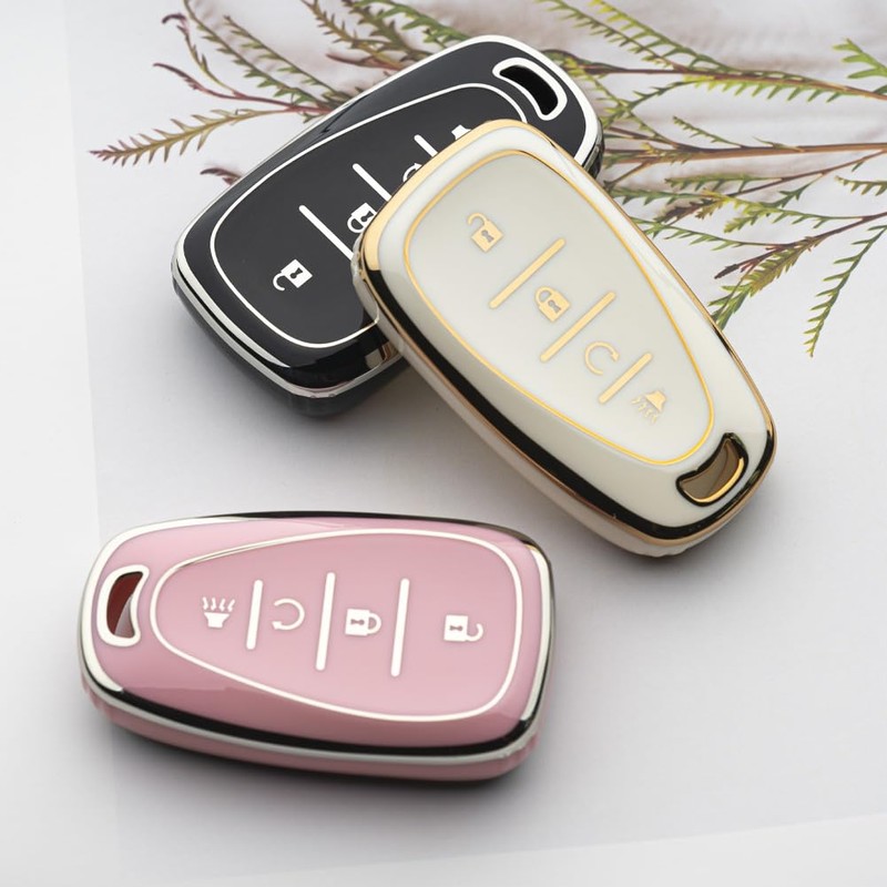 Tautrophen Key Fob Cover Compatible with Chevy Bolt EV EUV