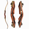 PMZ Recurve Bow and Arrow, 60" Wooden Takedown Hunting Bows