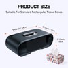 ULPOCMU Car Tissue Holder – Premium PU Leather Tissue Box