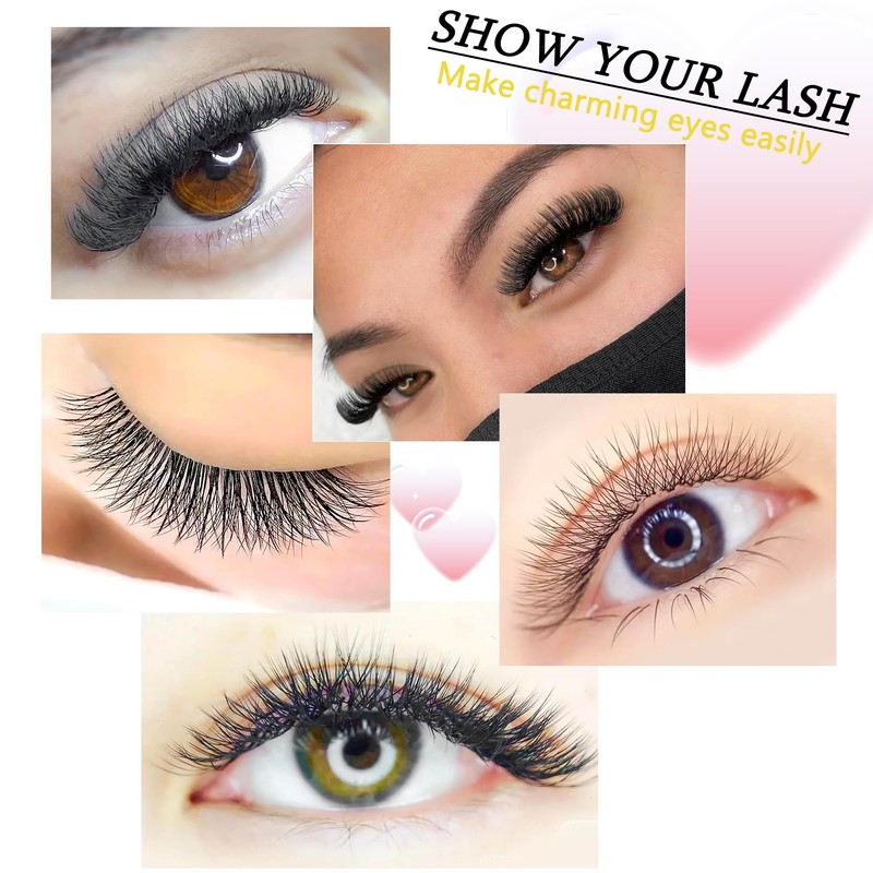 XIUSUZAKI W Lash Extensions 7D Eyelash Extensions W Shape 0.07mm