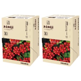 Keurig K-CUP Uejima Coffee Shop Organic Blend, 24 Cups (0.3 oz (8 g) x 12 Pieces x 2 Box Set) UESIMA COFFEE ORGANIC LIGHT BLEND