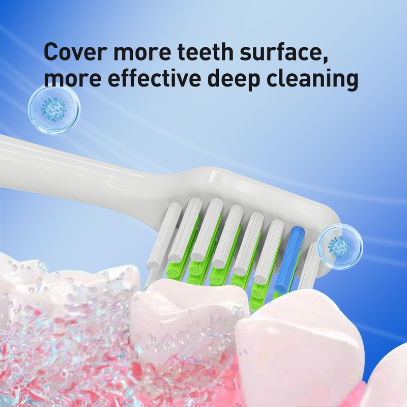 Toothbrush Replacement Heads for WaterPik Complete Care 5.0 & 9.0(WP-861/CC-01),