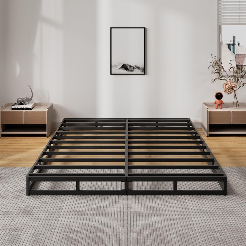 Snaye Queen Box Spring Bed Base 5 Inch, 3000lbs Heavy