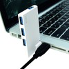Logilink UA0303 USB 3.0 HUB 90/180 Degree Rotating Silver