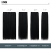Hair Extensions,HJPJHTM Black Hair Extension 22" Thick Long Soft Straight