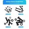 1800PCS Metric Screw Assortment, Metric Bolt Assortment Kit M2 M3