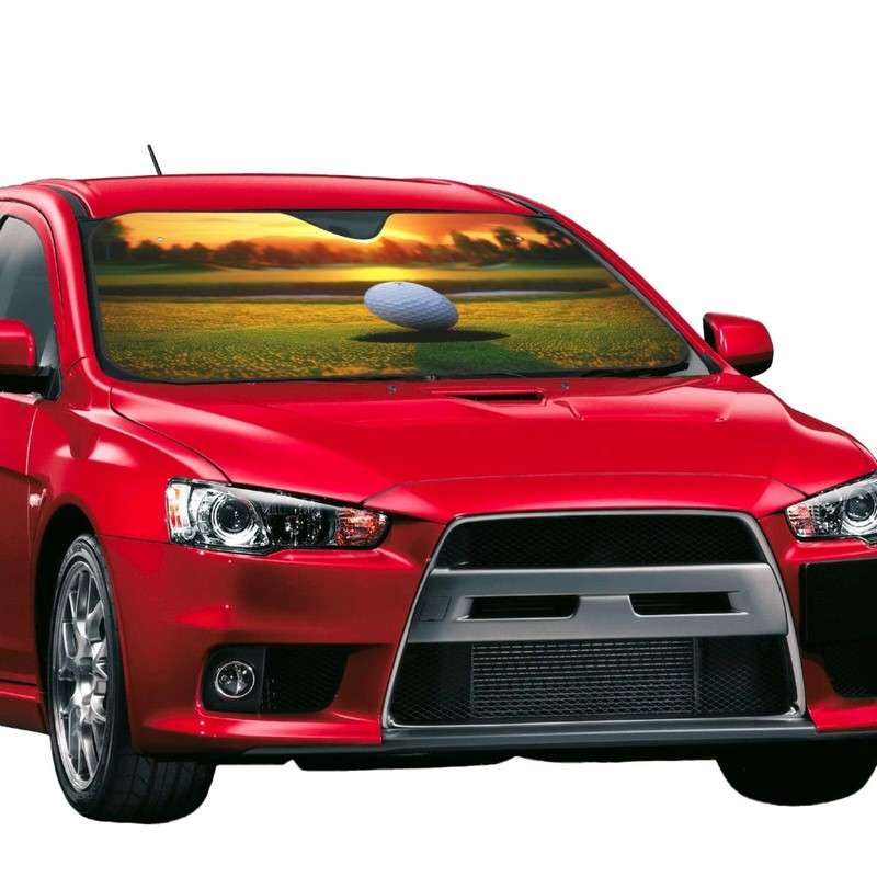 HSYOYO Windshield Sun Shade for Car Trucks SUV Golf Course