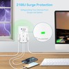 BESTEK Surge Protector, Outlet Extender with 6 Outlets and 4
