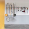 WALMANN All Metal 64 Inch Wall Mount Garden Tool Organizer