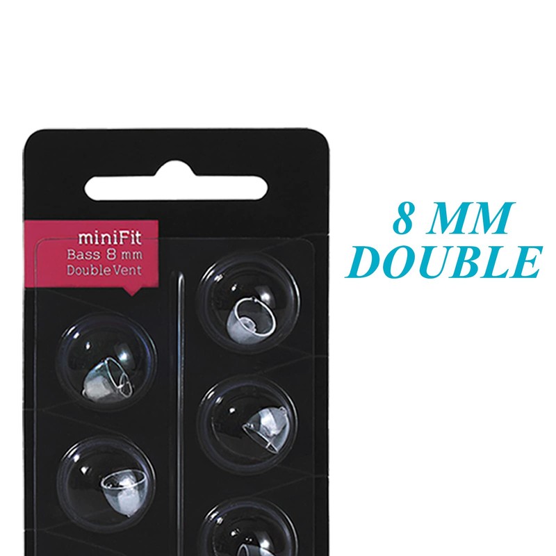 Cúpulas para audífonos Oticon MiniFit de doble ventilación, 3 paquetes