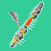 Vessel Slender Torsion Bit +2 x 3.5 x 110 mm