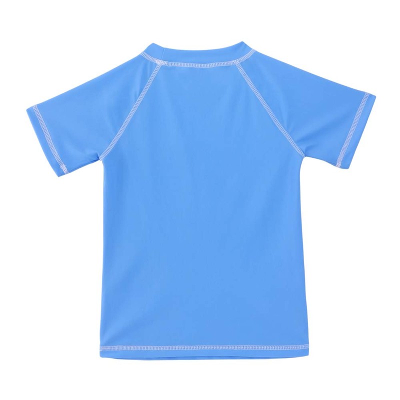 TIZAX Boys' Rash Vest Kids UPF50+ Sun Protection Short Sleeve