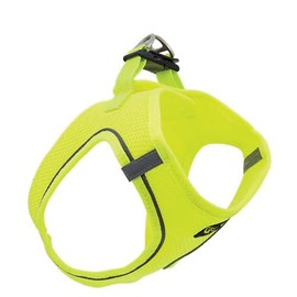 Happy Pet Dog Harness in Yellow, Extra Strong Soft Padded Pet Vest with Easy Grab Handle and Locking Buckles - Large