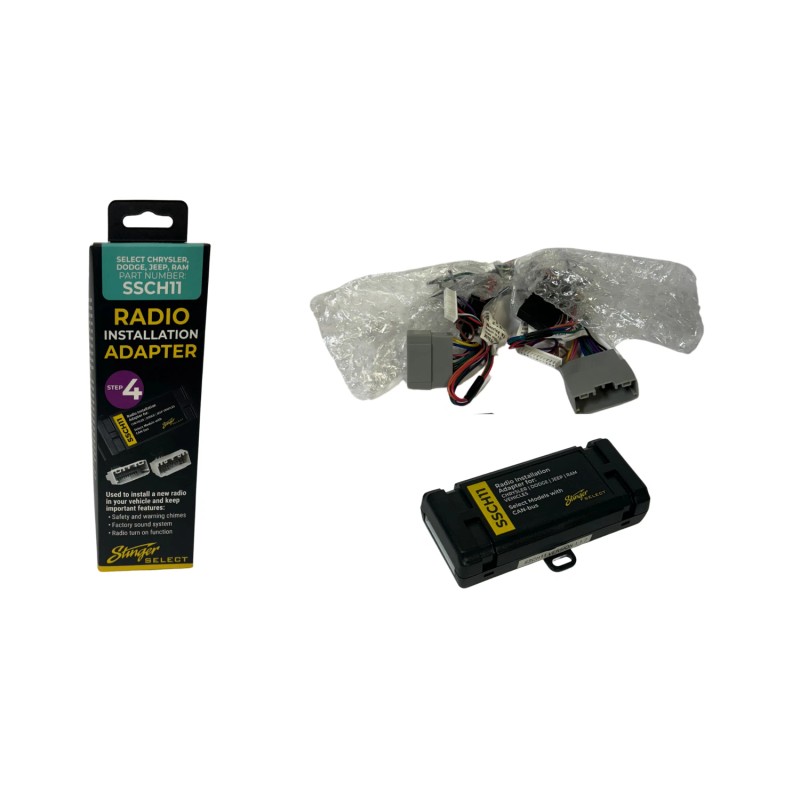Stinger Select Radio Installation Adapter Step 4 Ssch11 c2r-chy4 lc-ch11