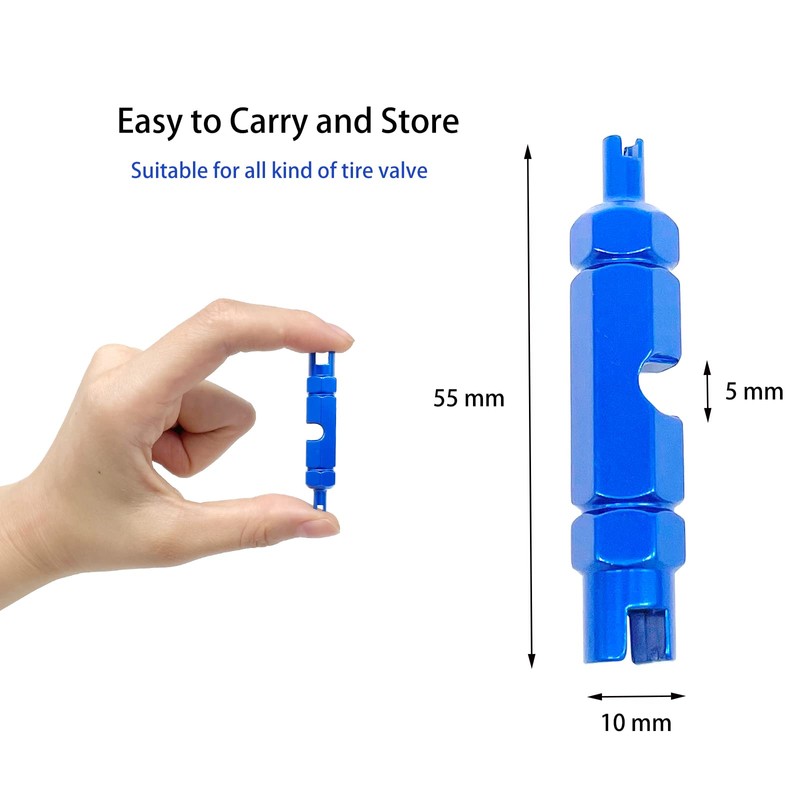 ZUFECY Valve Core Remover, Valve Core Repair Tool for Presta
