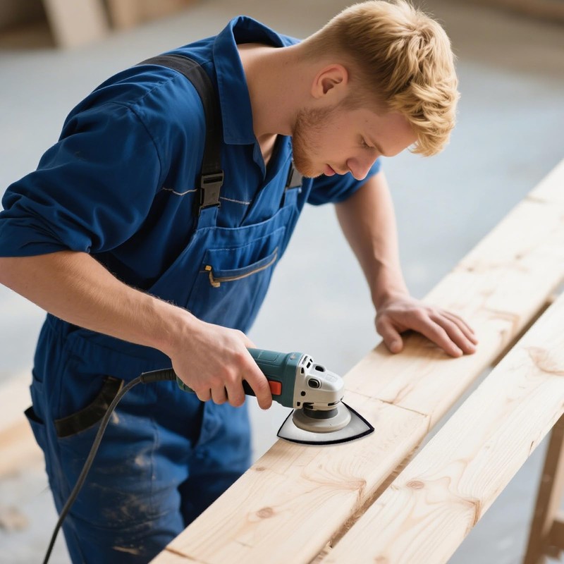 Set of 4 Triangular Sanding Discs 93 mm, Fine Grain