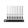 1/4 Inch Drive Long Hex Bit Socket Set with Rail,