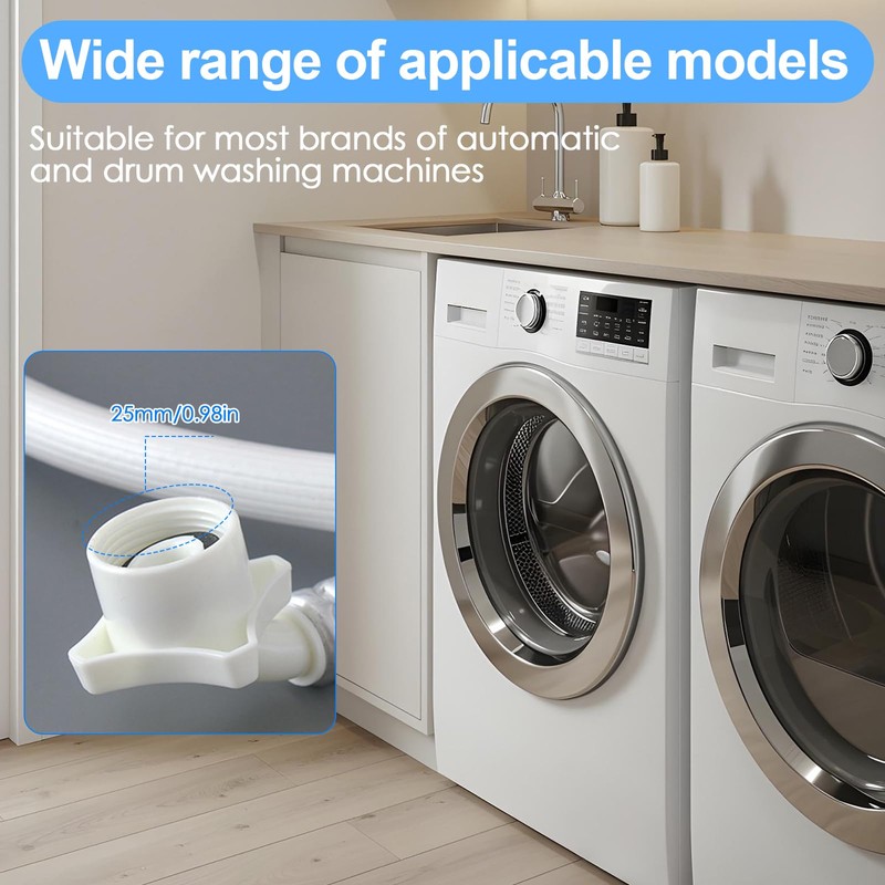 GDLPZM 6.6FT 2 meter wave wheel drum washing machine water