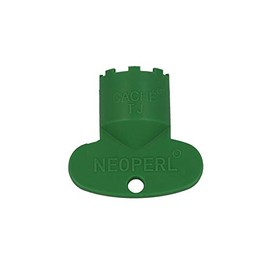 Neoperl Cachè TJ Water Outlet Aerator Polished Metal Green