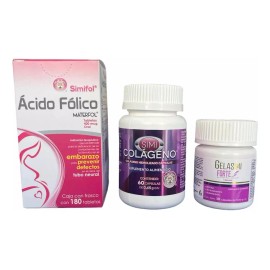 Gelasimi Forte, Simi Colágeno Y Simifol Todo Tipo De Piel Día/noche