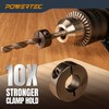 POWERTEC Drill Bit Stop Collar Set, 7 Piece Set Adjustable