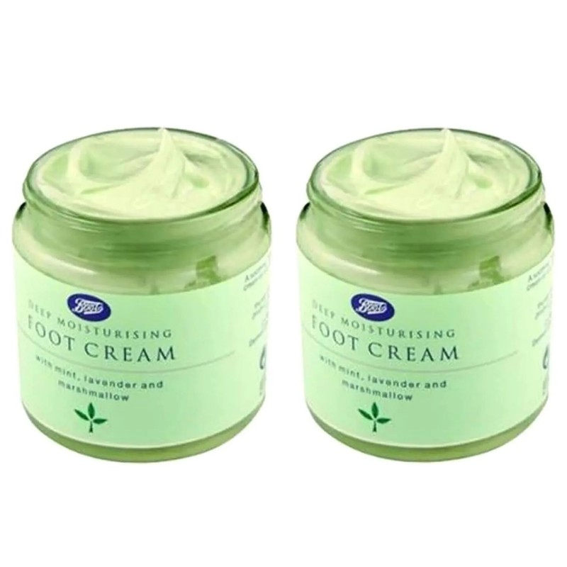 Boots | Deep Moisturising Foot Cream - With Mint, Lavender