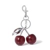 Misovela Cherry Bag Charm Keychains for Women Cute Purse Handbag